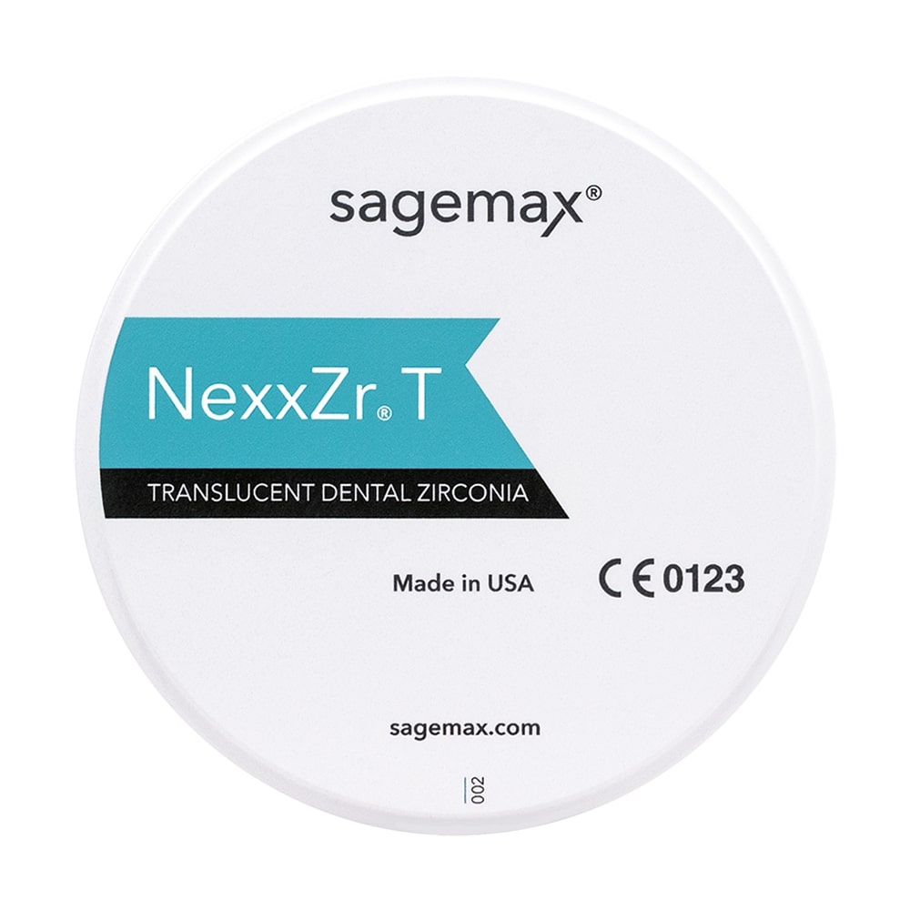 Disques de Zircone Sagemax Nexxzr T
